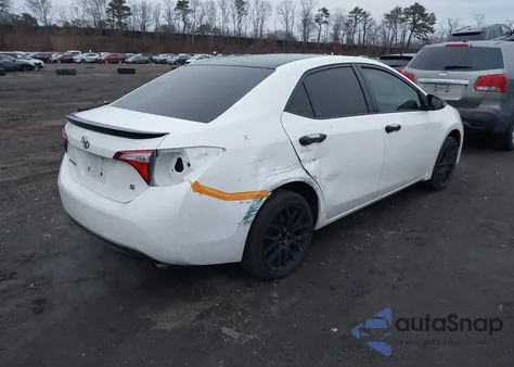2015 Toyota Corolla S z USA, uszkodzony, nr VIN 2T1BURHE1FC434945